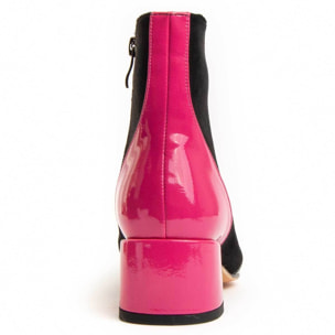 Botín De Tacón - Negro - Altura: 5 cm