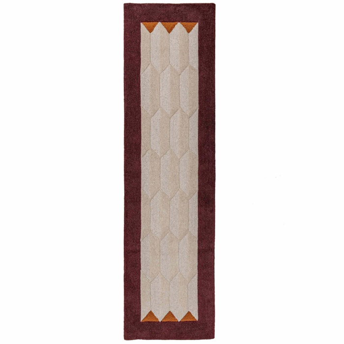 Tapis de couloir en laine à bordure APEX BORDER