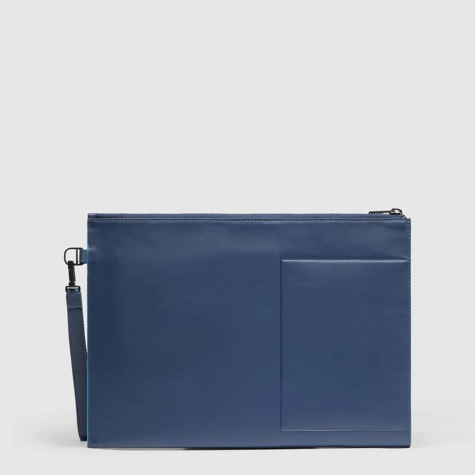 Piquadro Pochette porta iPad®Pro 11 in pelle con tasche per AirPods® e Piquadro Smart Tracker