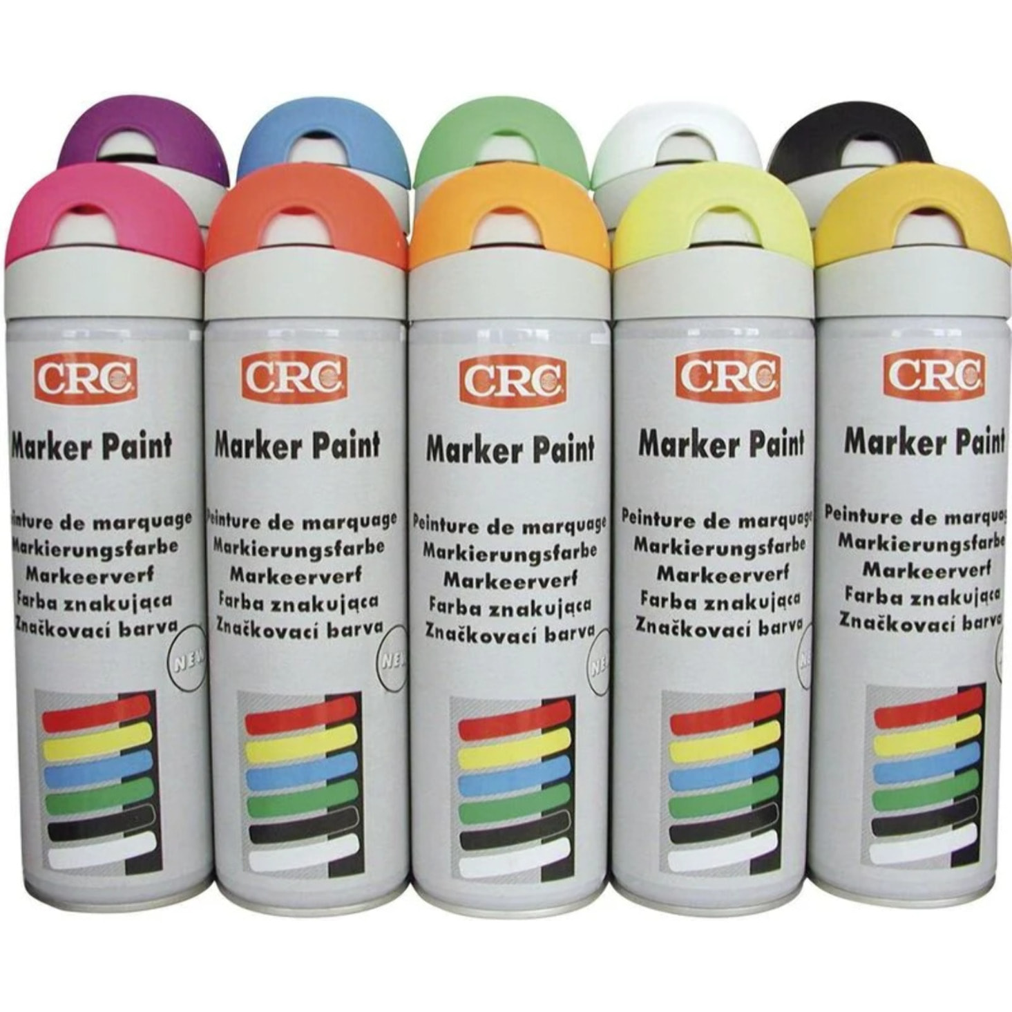 Peinture aérosol de marquage provisoire - Traceur de chantier - Noir extérieur - 650/500mL - KF SICERON - 11673