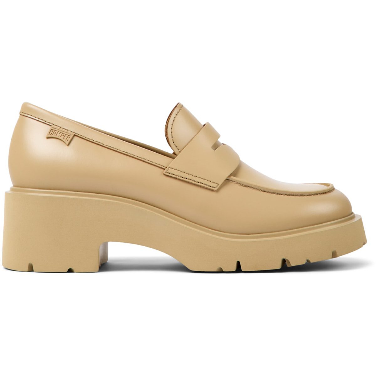 CAMPER Milah - Derbies Beige Mujer