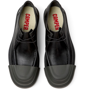 Zapatos de cordones - CAMPER Junction - Negro - Cuero liso