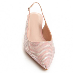 Zapatos De Tacón - Rosa - Altura: 4 cm