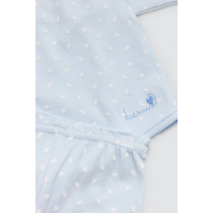 Set di primi vestiti per neonato blu