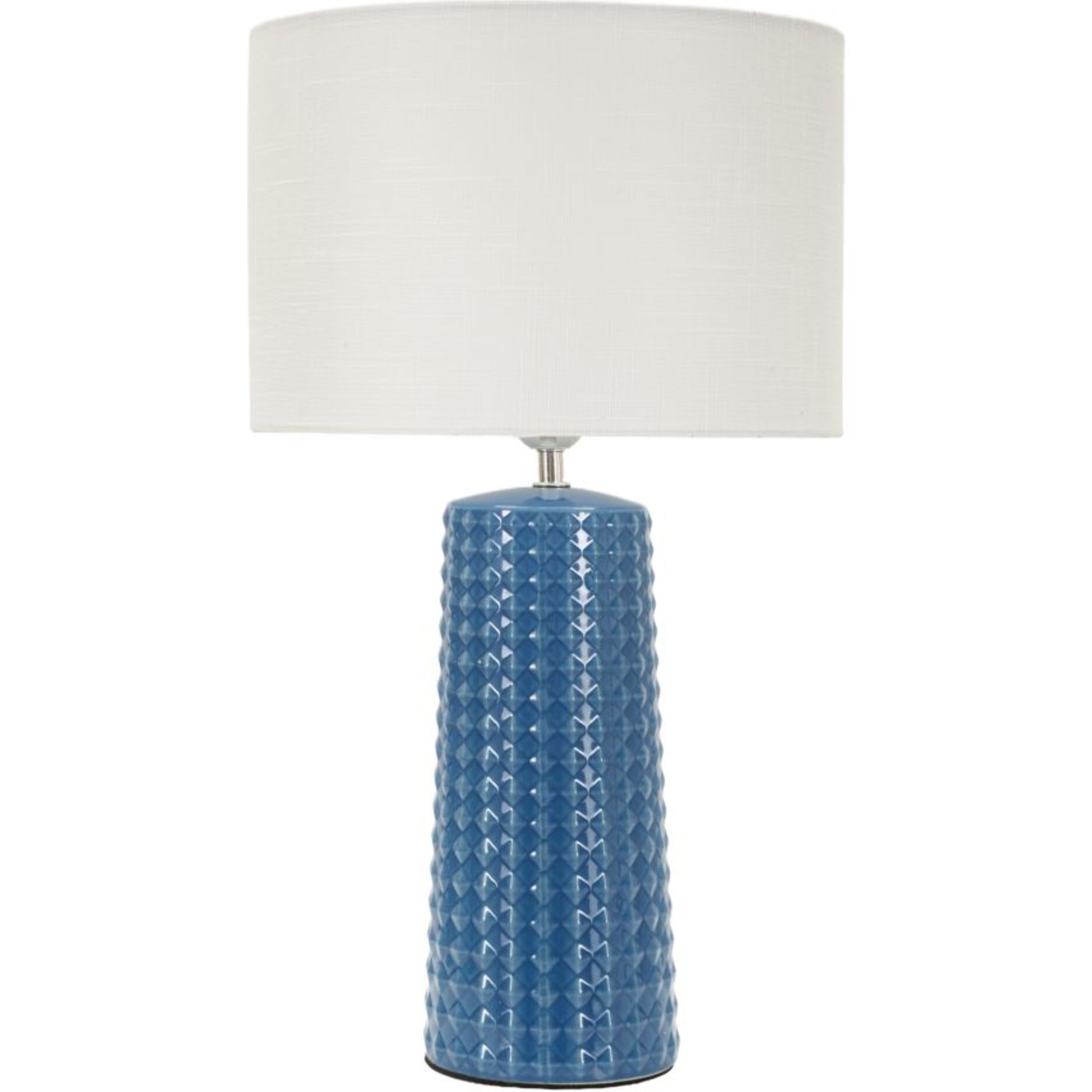 LAMPADA DA TAVOLO GLISS BLU CM Ø 30X52