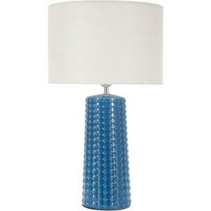 LAMPADA DA TAVOLO GLISS BLU CM Ø 30X52