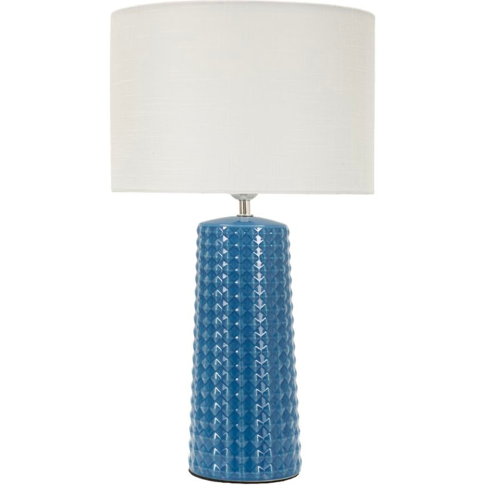 LAMPADA DA TAVOLO GLISS BLU CM Ø 30X52