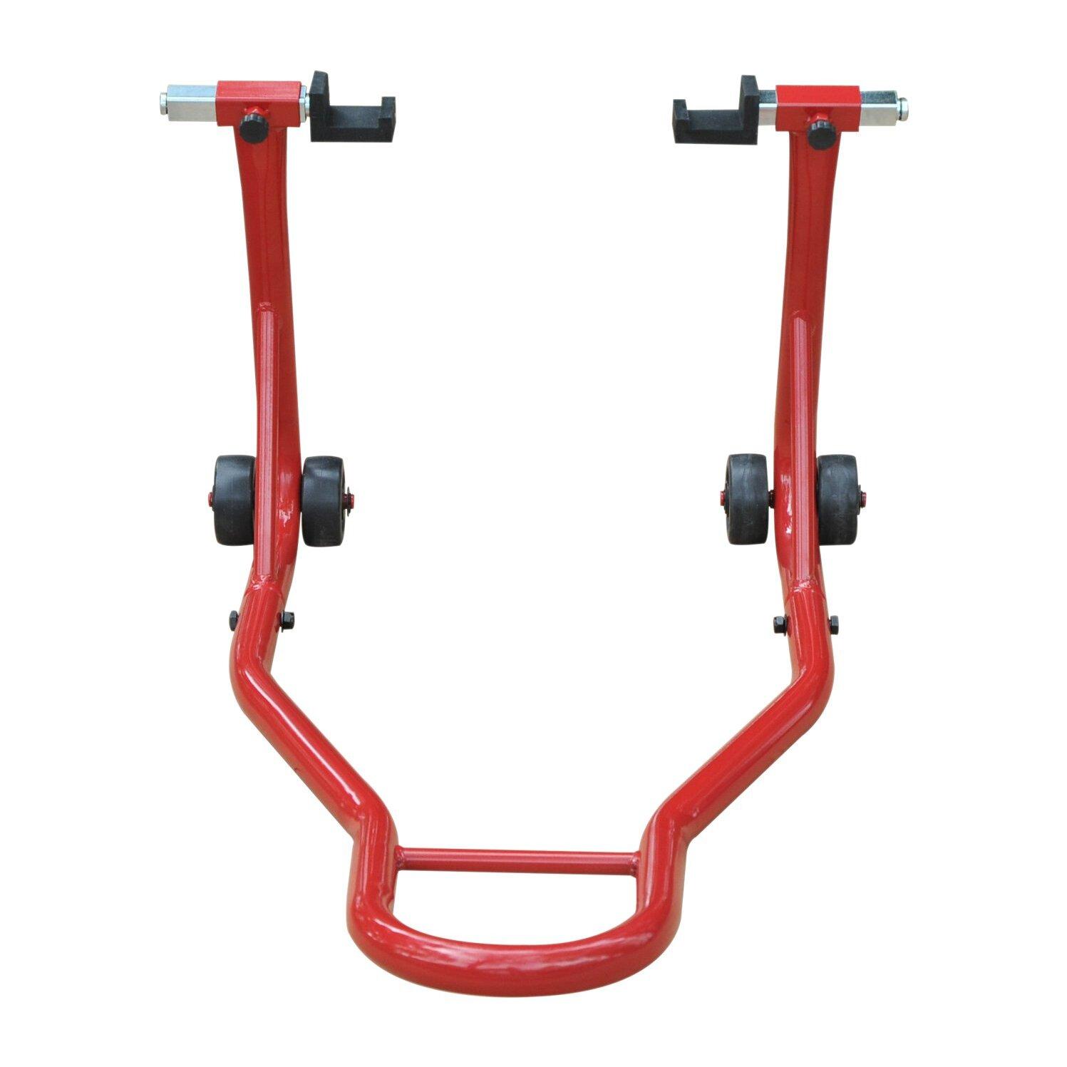 Caballete Trasero Moto Universal Elevador Soporte de Motocross Acero 80x50x40cm