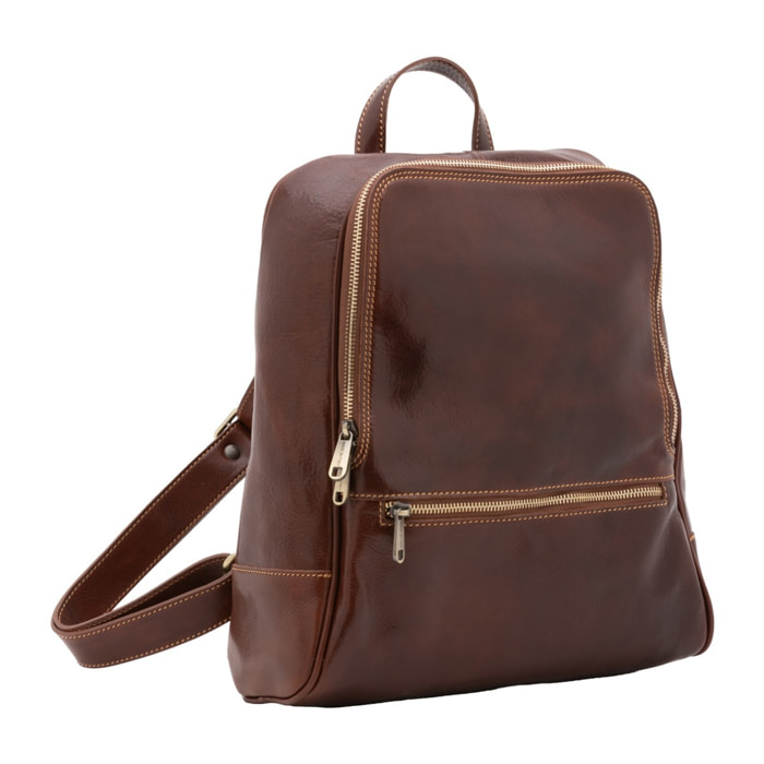 Borsa a spalla da donna - Modello Silvanae - Vera pelle - 30.0 x 36.0 x 12.0 cm