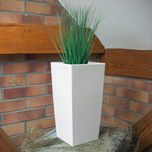 Maceta Urbi 2 litros, de plastico, en color Blanco