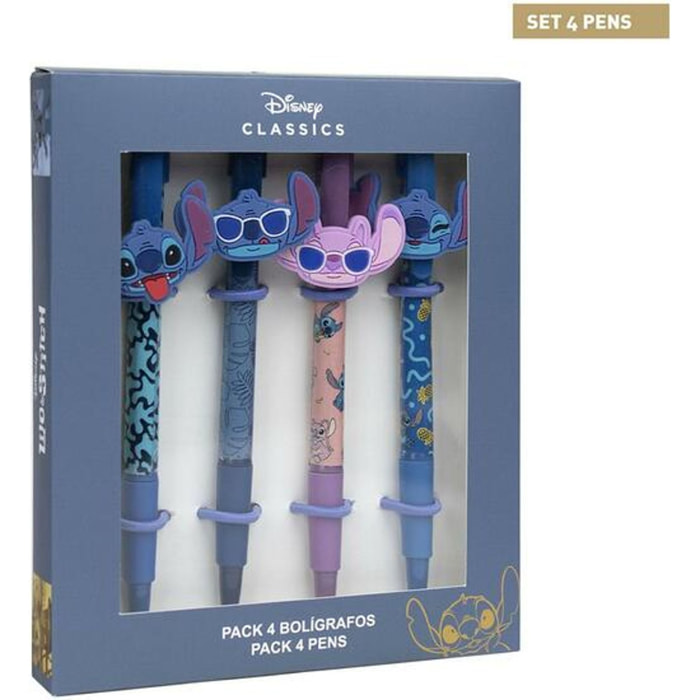 Bolígrafo Pack X4 Stitch Multicolor