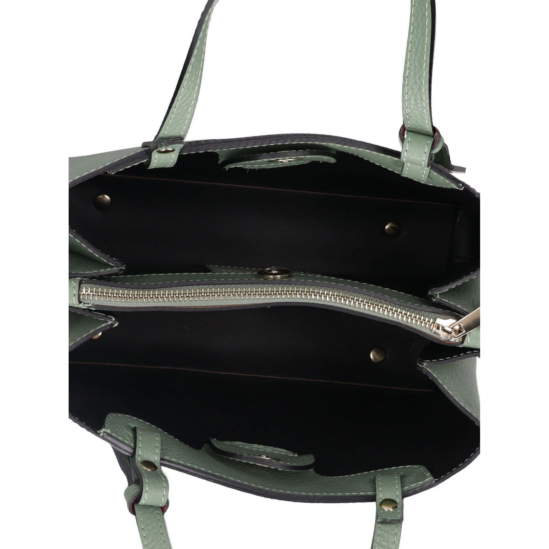 Borsa a mano da donna Made in Italy - Modello Novara Ultra - 100% pelle - 28.0 x 21.0 x 12.0 cm