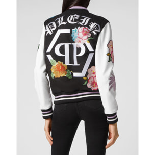 PHILIPP PLEIN Leather Bomber HAWAII