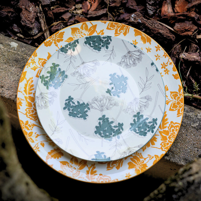 Lot de 6 assiettes à dessert, COTTAGE