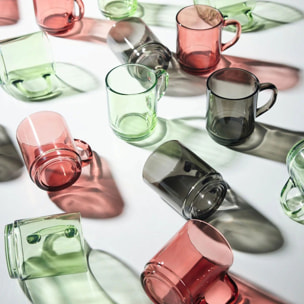 6 tazas 25 cl grises Alba - Luminarc