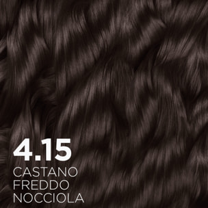 Tinta Capelli 4.15 Castano Freddo Nocciola Colorazione Permanente Good Senza Ammoniaca con Balsamo Nutriente