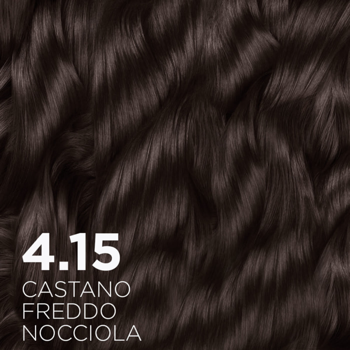 Tinta Capelli 4.15 Castano Freddo Nocciola Colorazione Permanente Good Senza Ammoniaca con Balsamo Nutriente