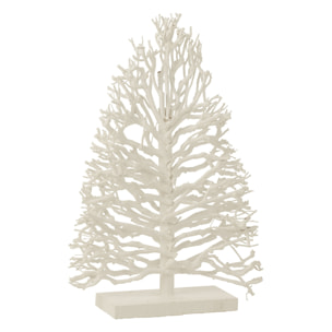 J-Line décoration Arbre Sur Pied - bois - blanc