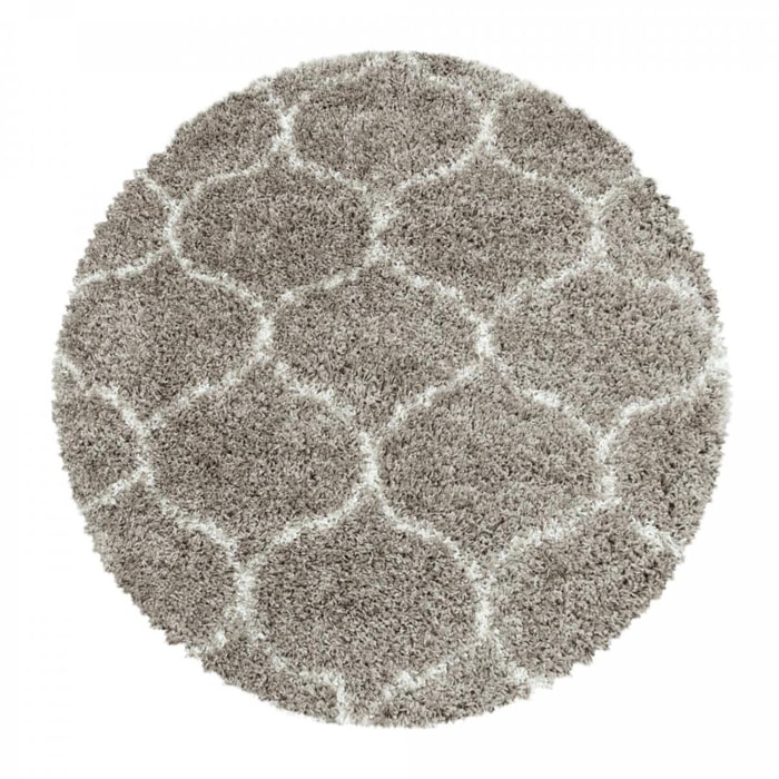 Tapis shaggy tissé motif scandinave SANI