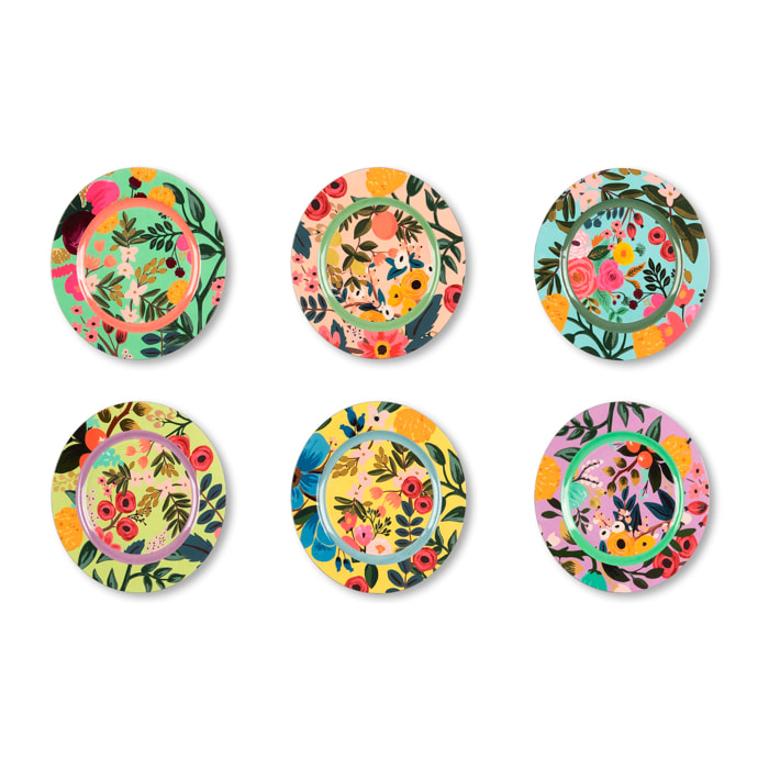 Set 6 Sottopiatti 33 cm – Excelsa, Plastica Fiori Frida