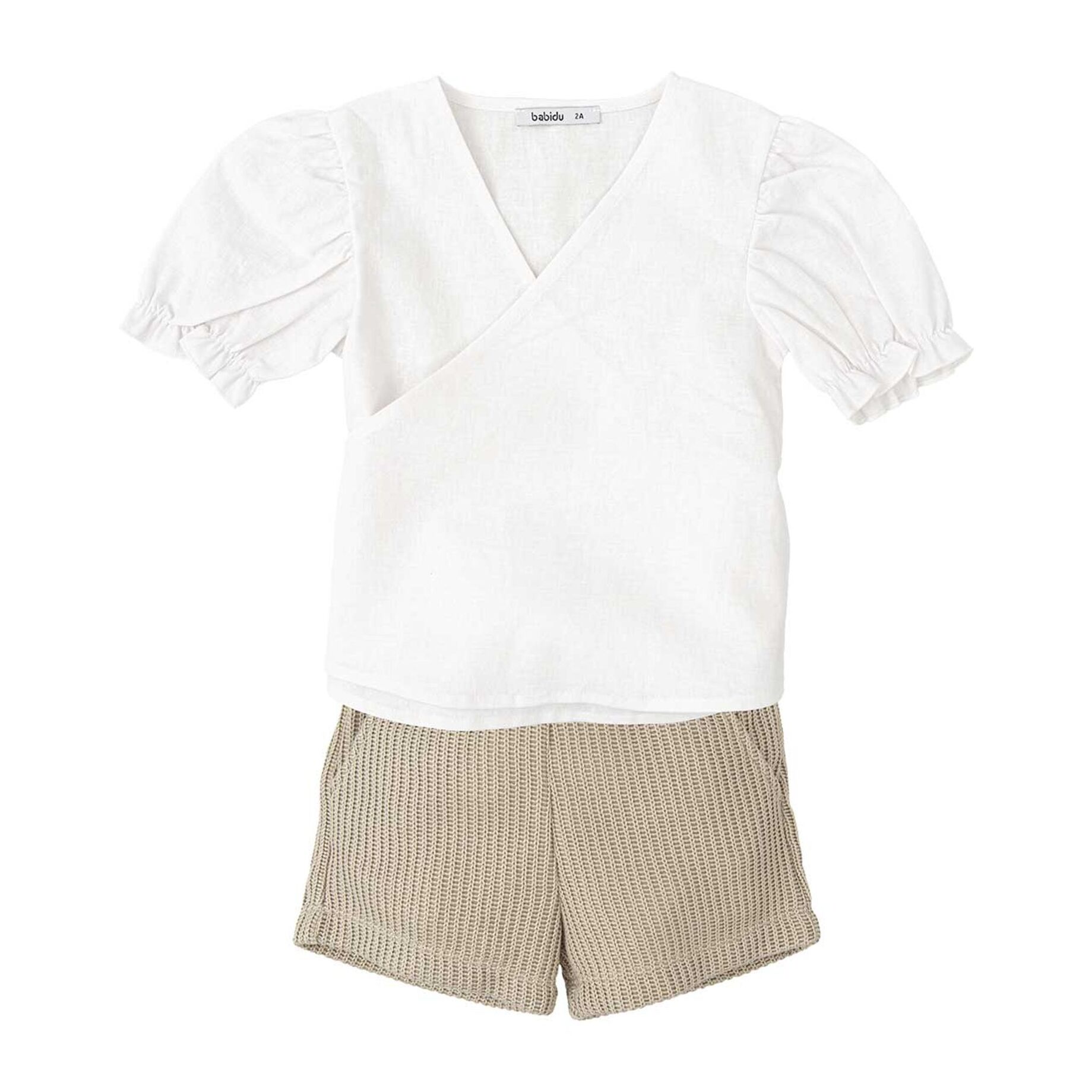 Conjunto Manga Corta Niña Luz