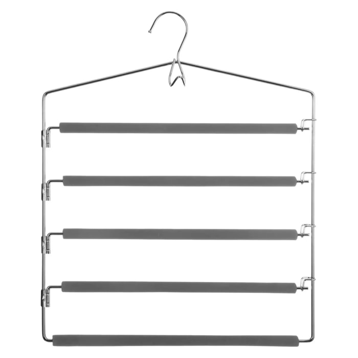 5 cintres pantalons en métal