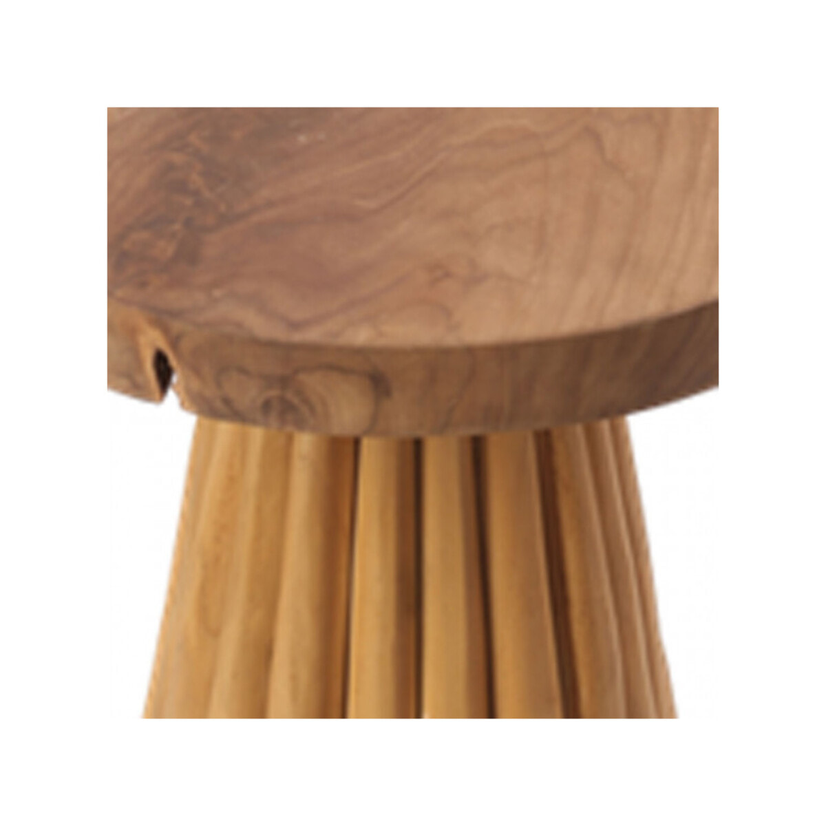 Bout de canapé en bois de teck - LINE