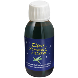 NUTRI EXPERT - Elixir Sommeil Naturel - Apaisant et relaxant - Contribue au bien-être physique et mental - Améliore la qualité du sommeil - Flacon de 125 ml - Marque Française