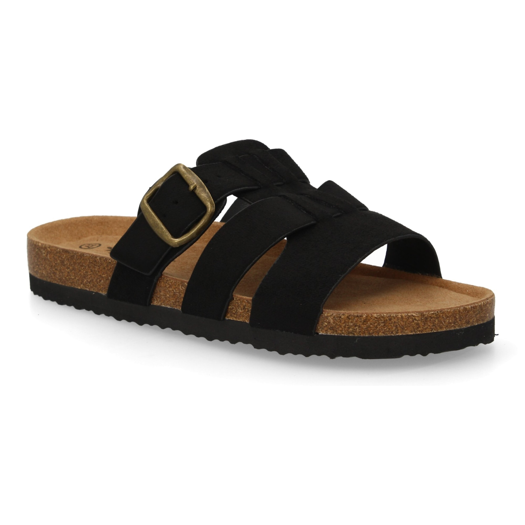 Sandalia Mujer cómoda con tiras y hebilla