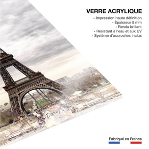 Tableau paris sublime tour eiffel Tableau plexiglas