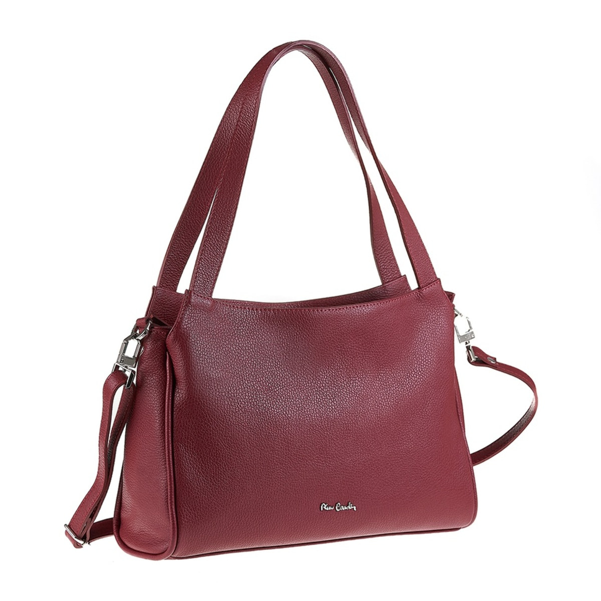 Borsa a spalla da donna Made in Italy - Modello Celeste Chic - 100% pelle - 36.0 x 24.0 x 10.0 cm