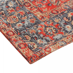 Tapis Orient 160x230 NOMEDI Rouge , tapis en coton