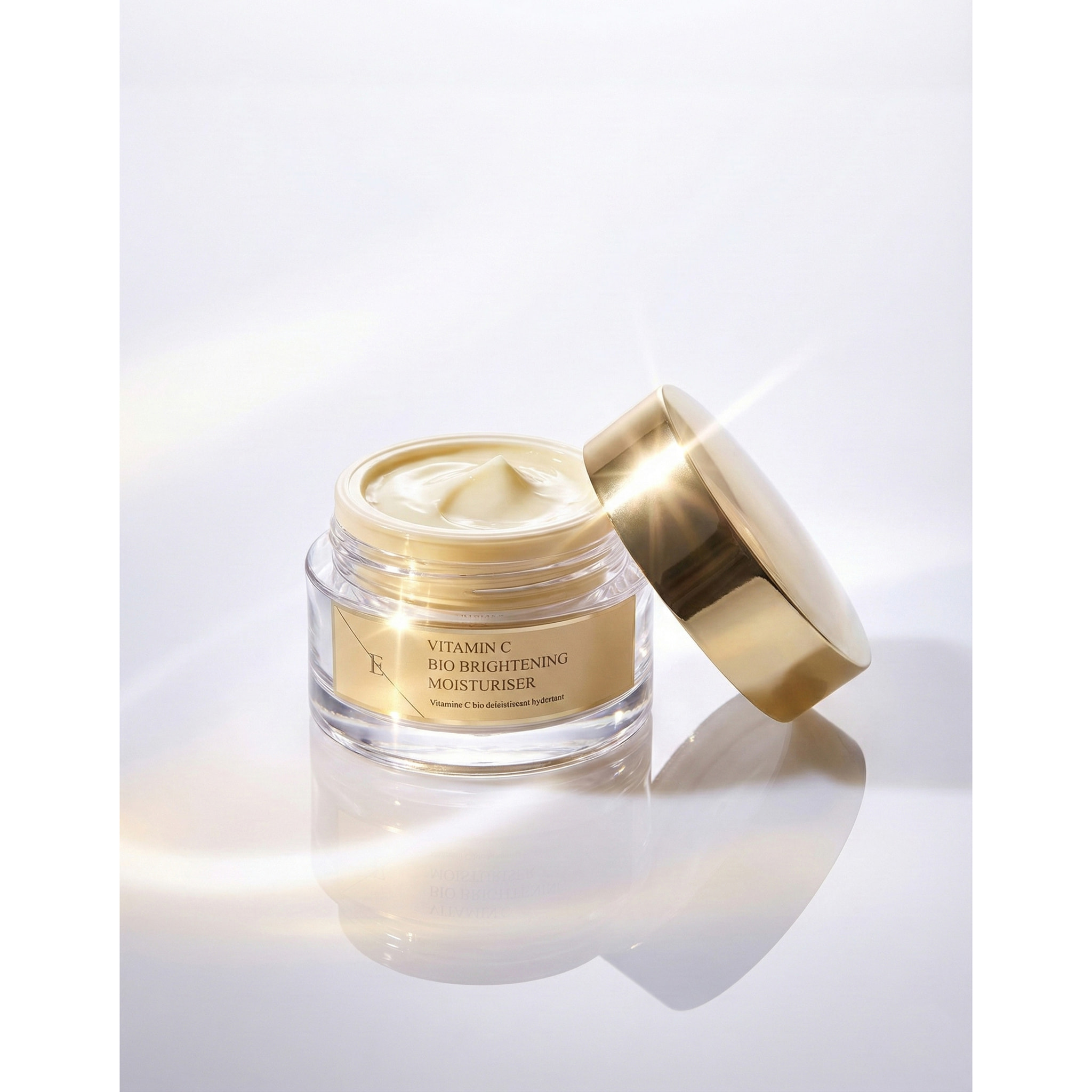 Hidratante iluminador orgánico con vitamina C