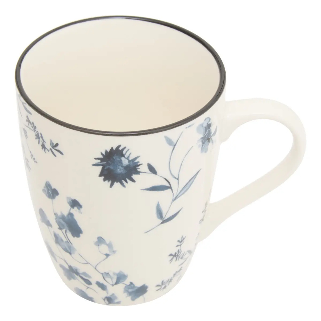 Mug Umami motif fleur bleu 31cl