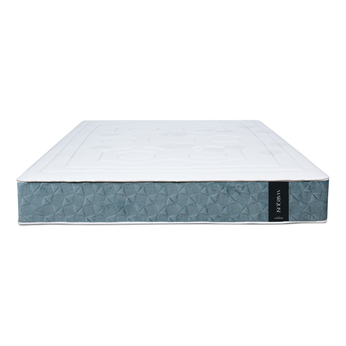 Matelas Hybride MARQUISE Ressorts Ensachés & Mémoire de Forme, 33 cm, Soutien Ferme, 4 poignées, Garantie 10 ans