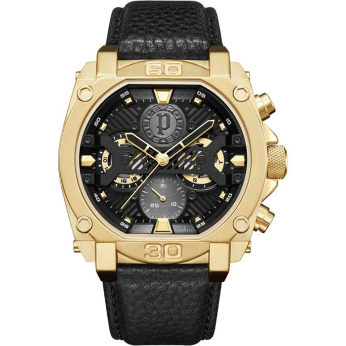 Reloj Police PEWJF2226801 Hombre Analogico Cuarzo con Correa de Cuero