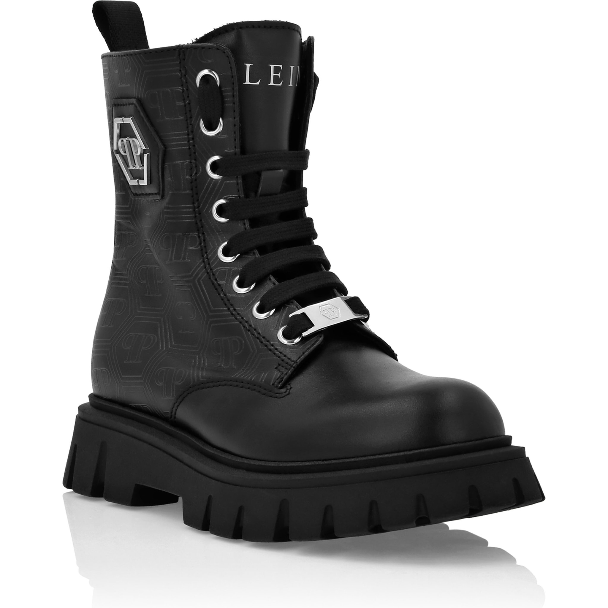 PHILIPP PLEIN Boots Low Flat HEXAGON