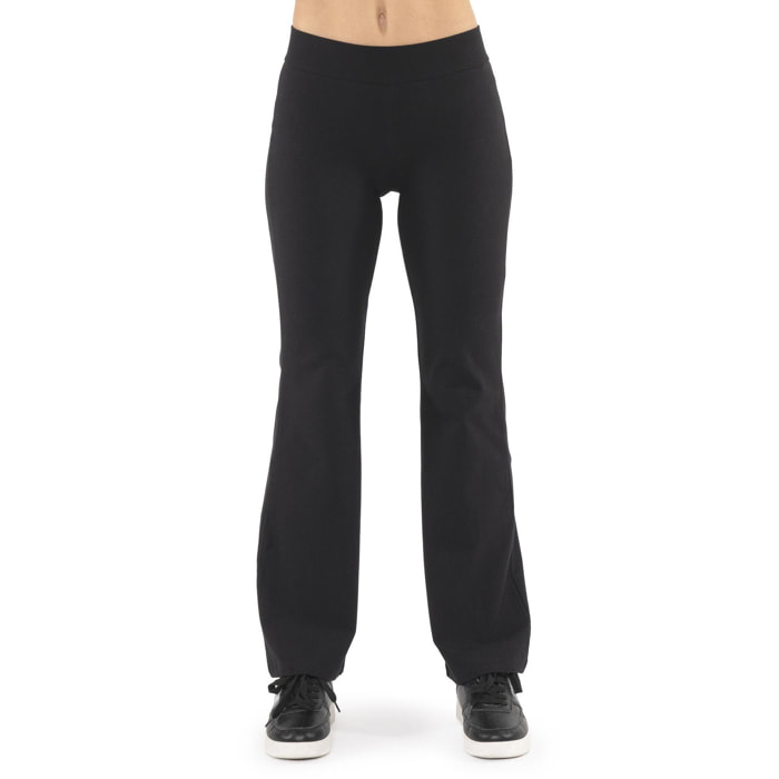 Leggings acampanados de algodón elástico para mujer Leone 1947 Never Without