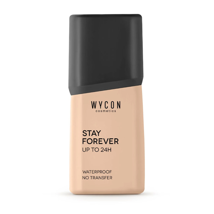 STAY FOREVER Fondotinta waterproof, long lasting 24h e no transfer