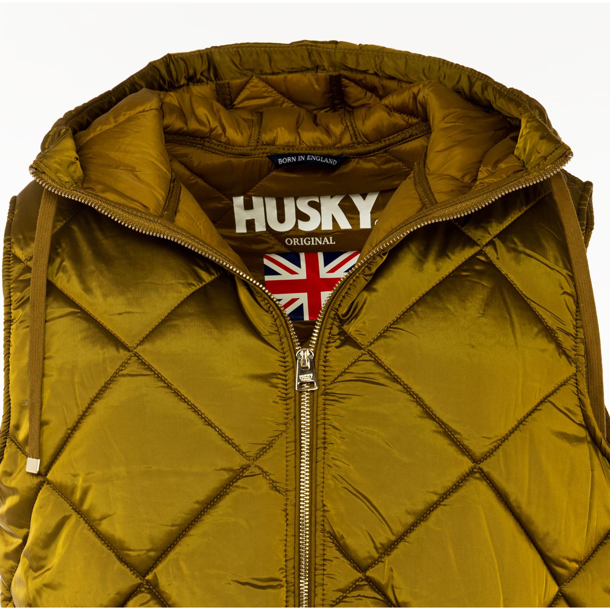 HUSKY piumino donna dried tabacco