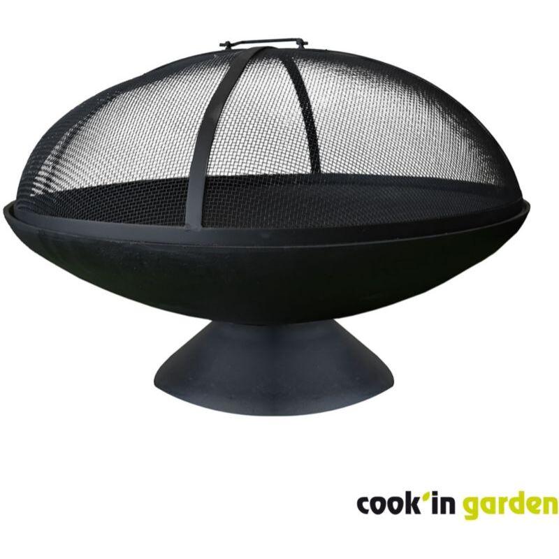 Brasero COOK'IN GARDEN BR002 Brasero JUNTO en fonte avec cloche