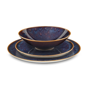 Yumi Bleu - Service de vaisselle 18 pièces