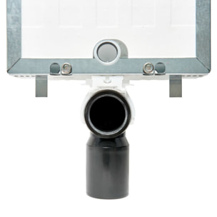 Bâti-support pour WC suspendu, double chasse 3/6 l, blanc (SATAMZ)