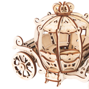 Maqueta 3D de madera. Carroza de calabaza. 129 piezas.