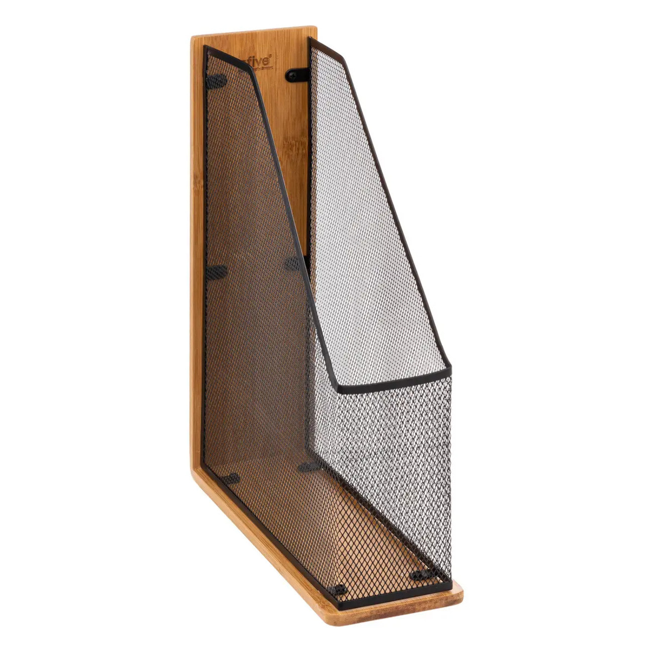 Range-revues métal "Havi" bambou