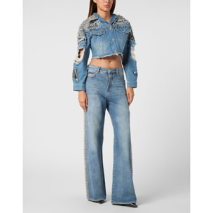 PHILIPP PLEIN Denim Jacket RACING