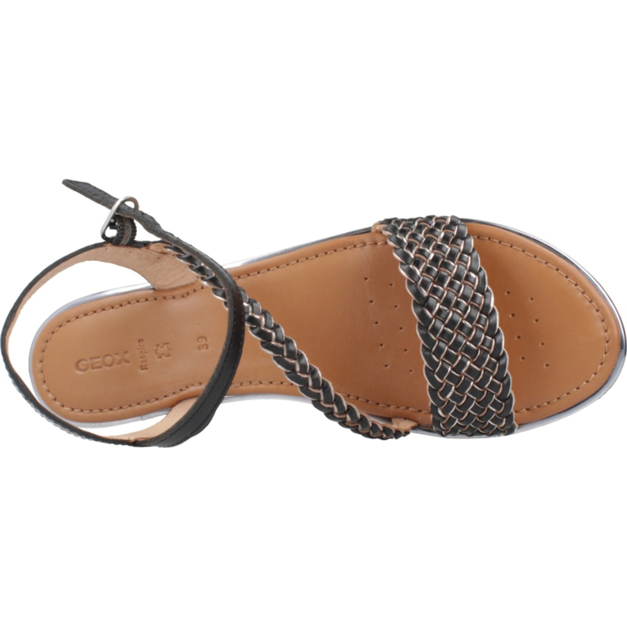 Sandalias Mujer de la marca GEOX  modelo D55DQD NEGRO