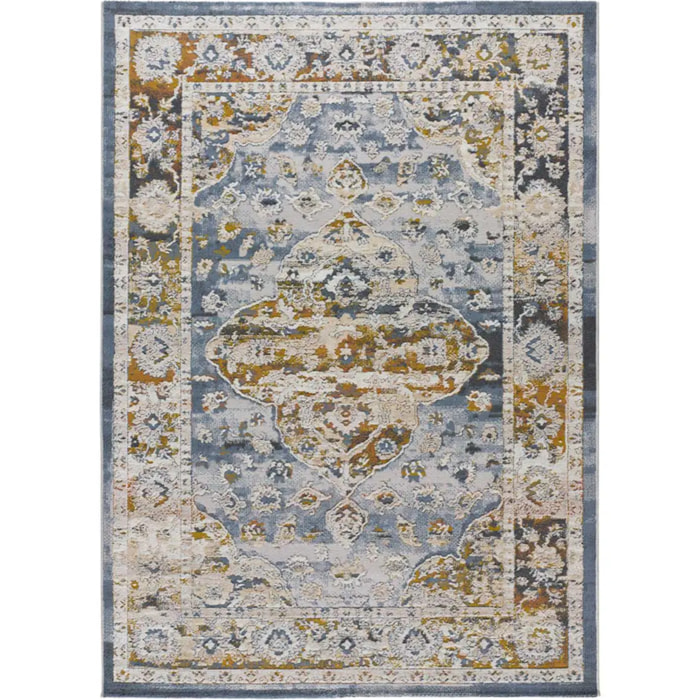 SPRINGS Alfombra estilo vintage de pelo corto multicolor, varias medidas disponibles