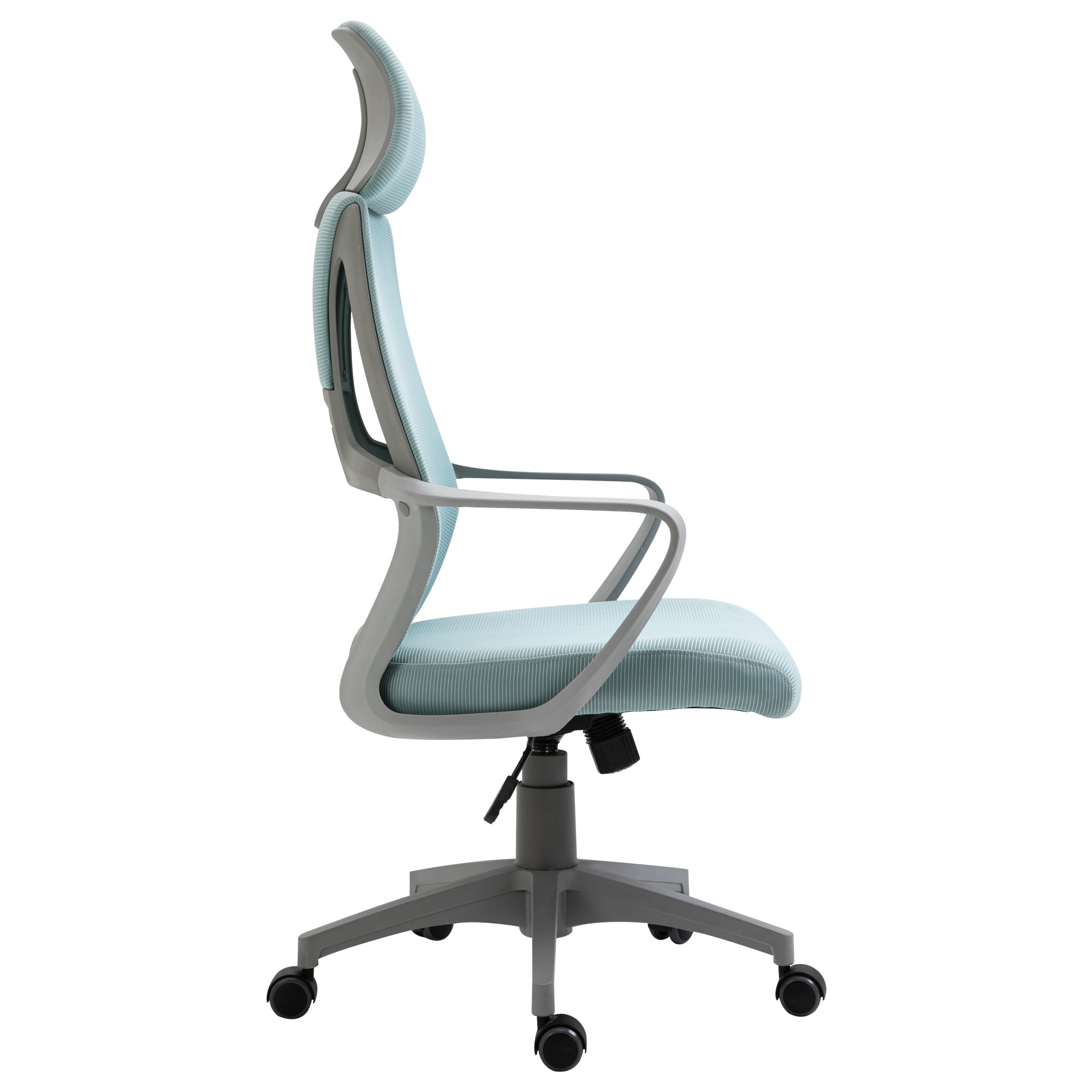 Silla de Oficina Altura Ajustable con Respaldo Azul