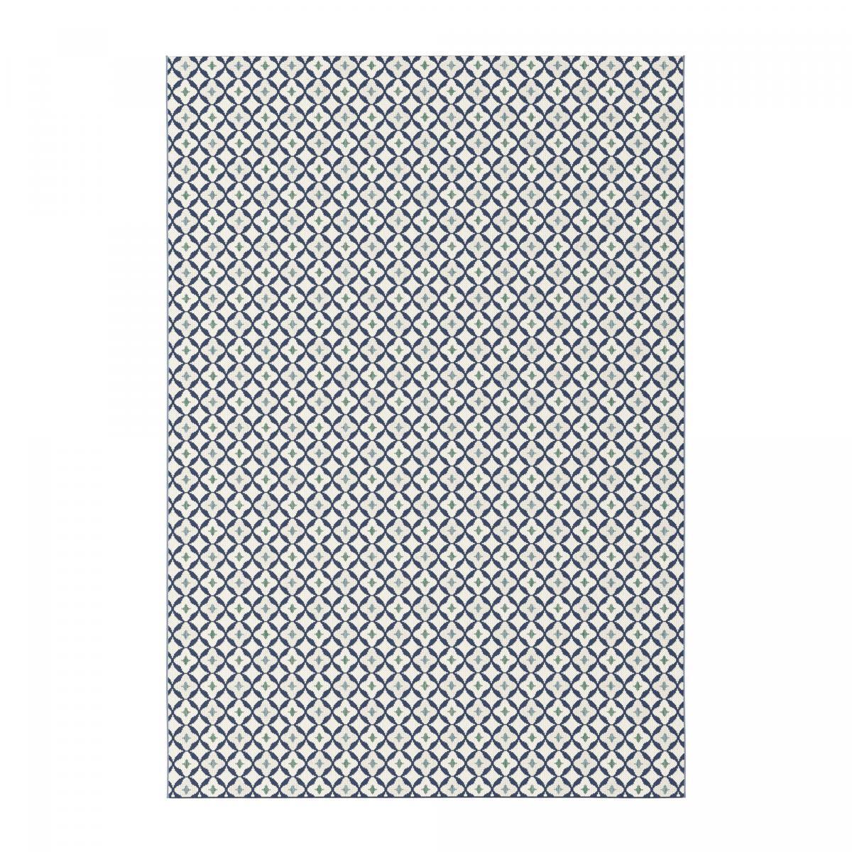 Tapis extérieur tissé kilim rectangle FESI